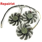 3 шт.компл. 3pin 75 мм PLD08010S12H GTX970 VGA охлаждающий вентилятор GPU для видеокарт Gigabyte GTX 970 Windforce G1 в качестве замены