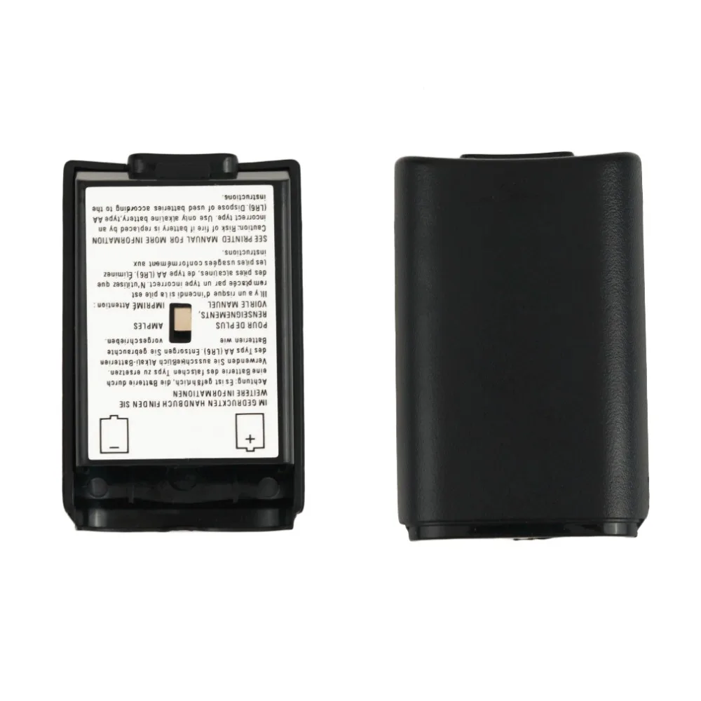 

Universal Battery Pack Cover Shell Shield Case Kit for Xbox 360 Wireless Controller Black Xbox 360 Battery Shell Drop shipping