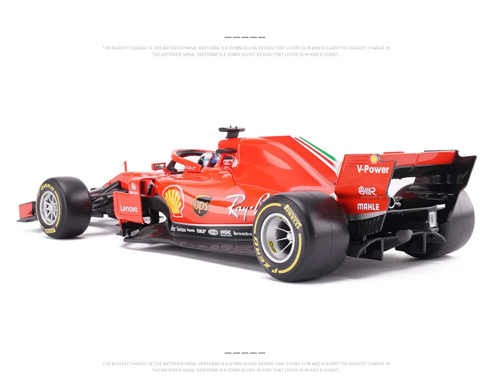 Bburago 1:18 Ferrari F1 производитель авторизованный имитационный сплав модель автомобиля ремесла украшение Коллекция игрушек инструменты