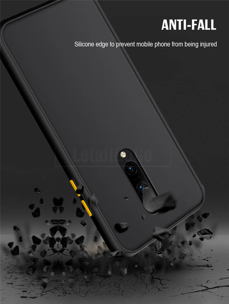 Матовый сенсорный чехол для телефона для Oneplus 7 Pro чехол силиконовая задняя крышка для One Plus 7 Pro Силиконовый противоударный чехол