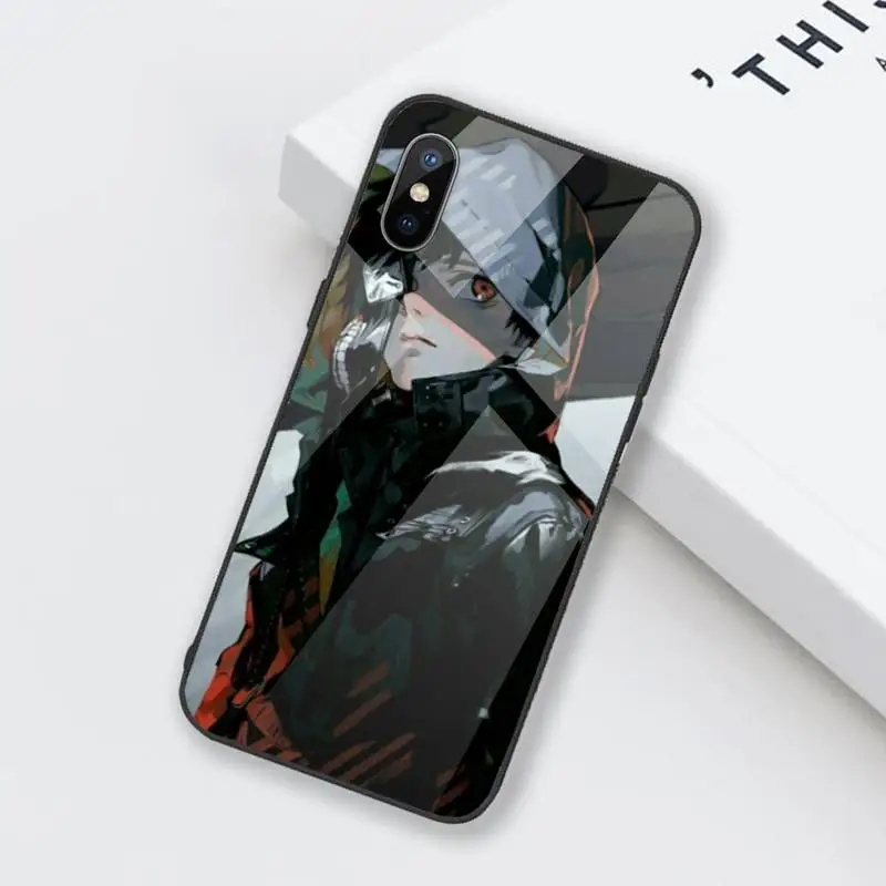 

Tokyo Ghoul Trendy Kaneki Ken Phone Case Tempered glass For iphone 6 6S 7 8 plus X XS XR 11 12 mini PRO MAX