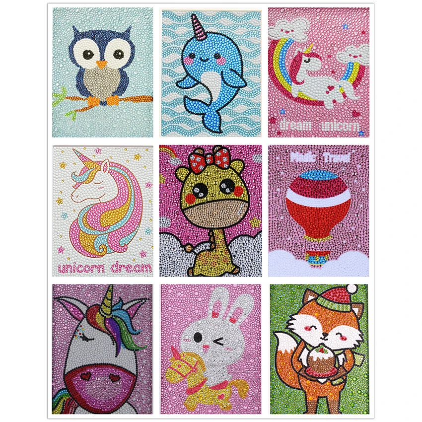 Набор для алмазной живописи 5D детей алмазная живопись по номерам начинающих