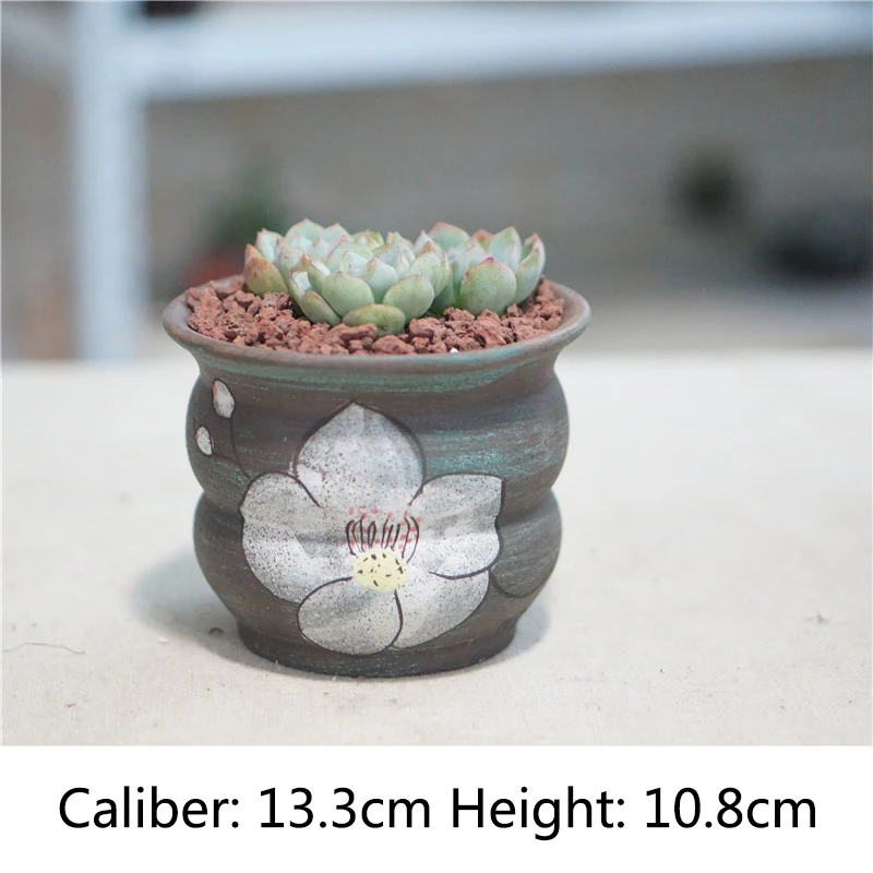 Женский Большой диаметр воздухопроницаемые фарфоровые горшки Корейская посуда