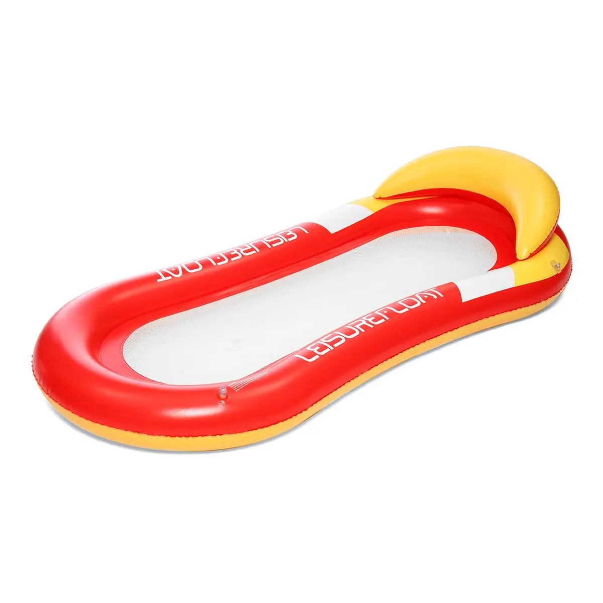 

160x90cm Inflatable Floating Row Chair Lounge Pool Floats Beach Single Air Mattress Swimming Water Sports Floating Sleeping Bed