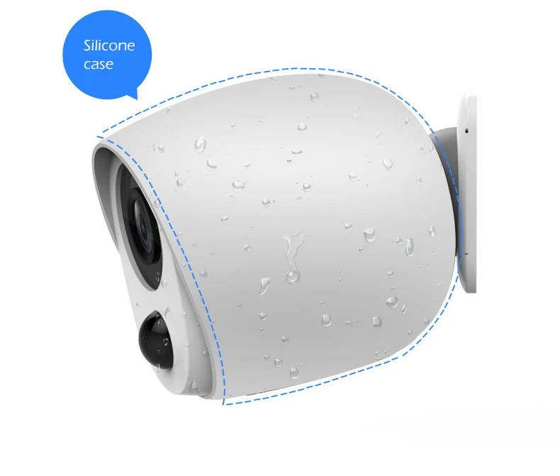 USAFEQLO 1080P ICSEE Внешняя батарея камера WIFI наружная ip с питанием от аккумулятора