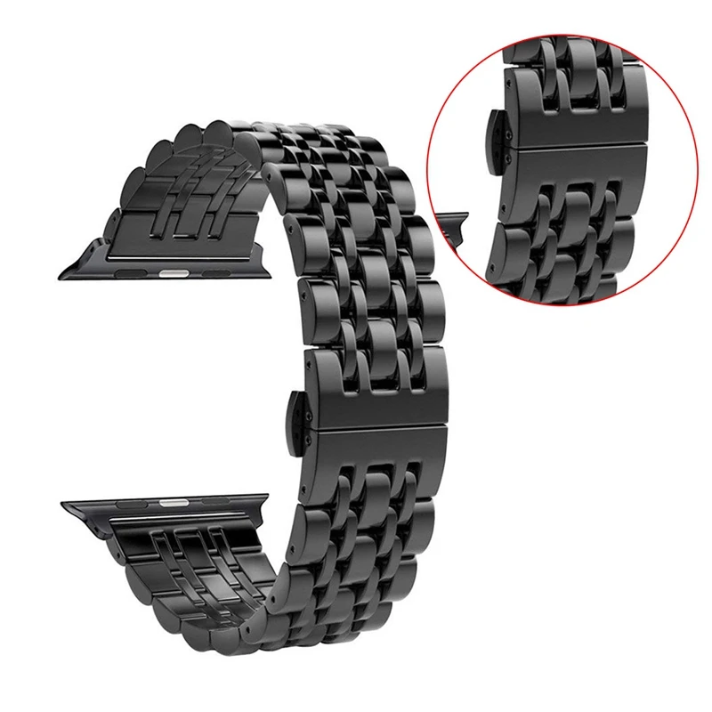 

42MM/44MM Watch Band Compatible for Apple Watch Series 5 4 3 2 1 for Women Men,Stainless Steel Band for Iwatch Replacement Strap