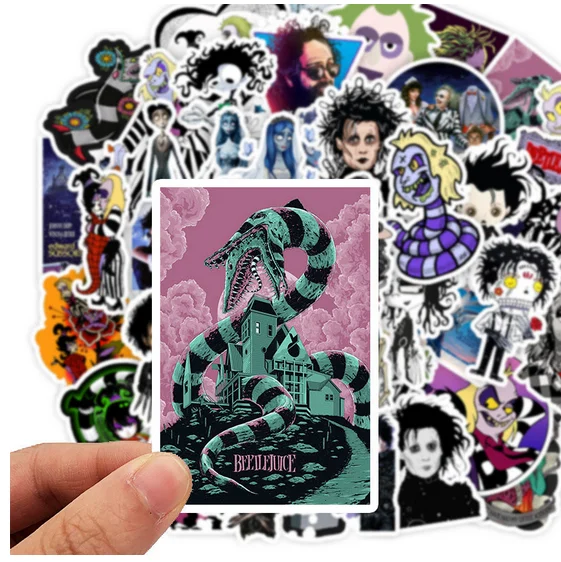 50 шт. стикеры Тим Бёртон классический фильм Эдвард ножницы Граффити стикер для