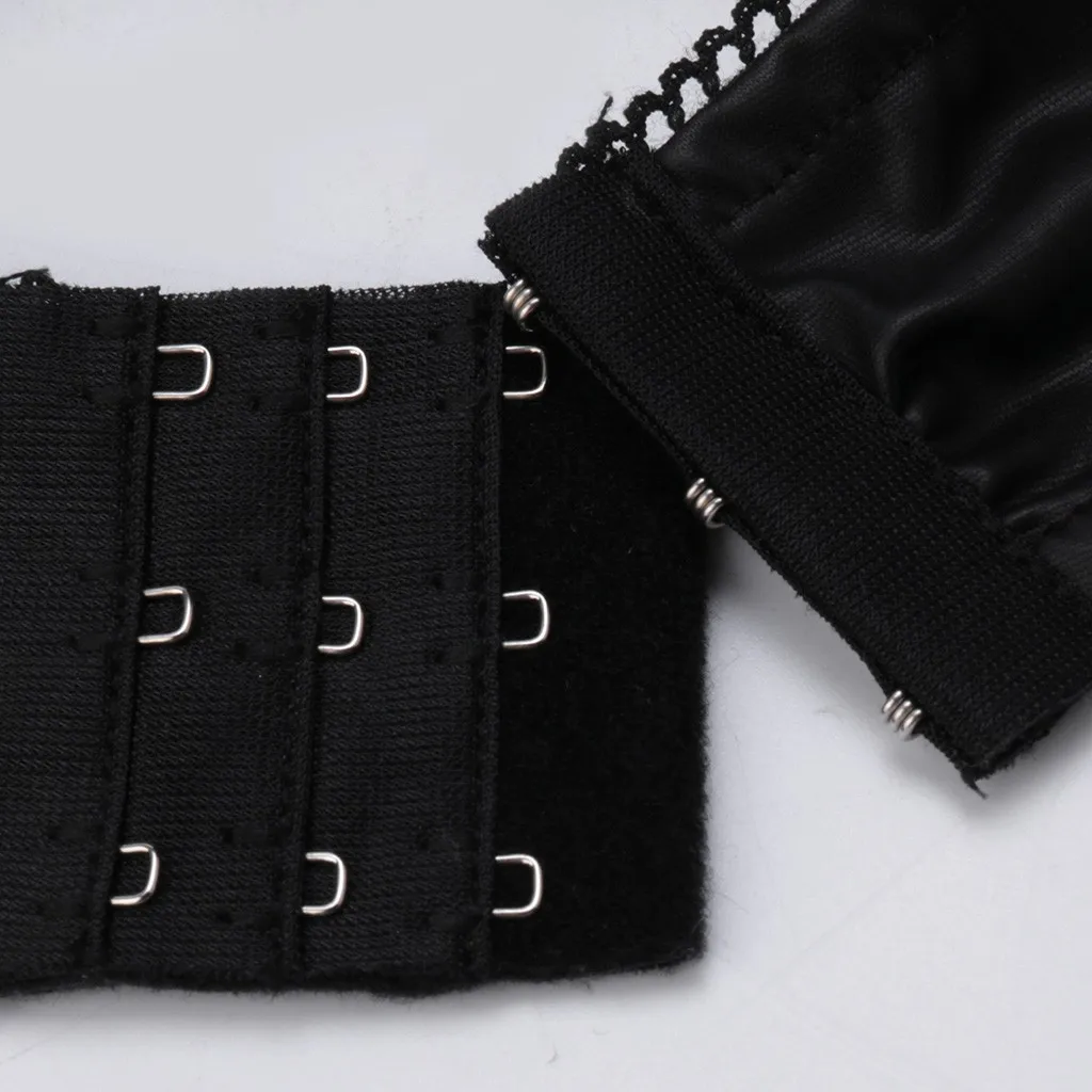 Женское сексуальное кожаное Клубное кружевное нижнее белье на косточках с