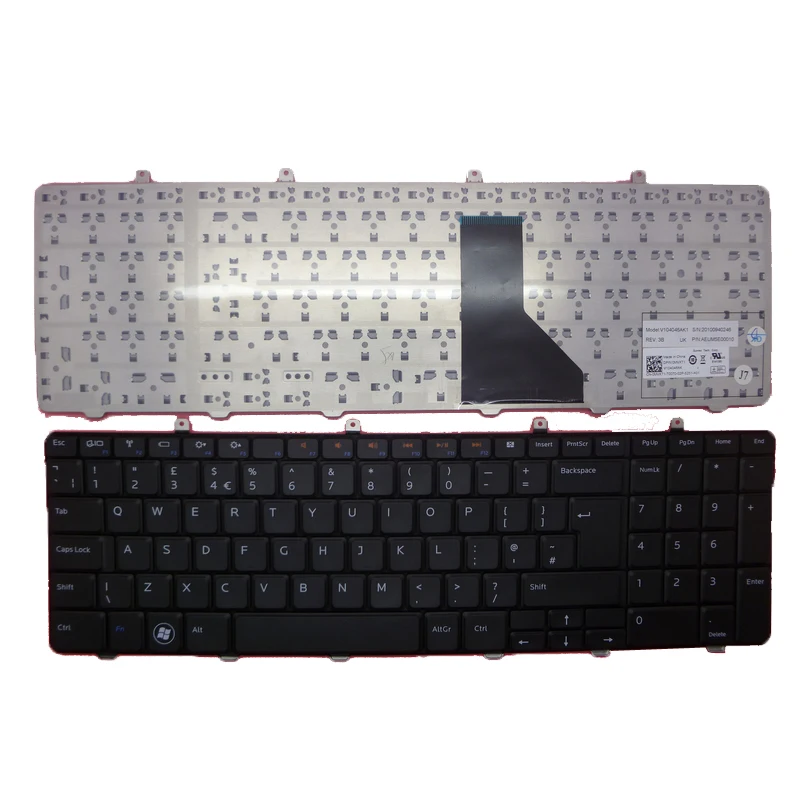 Клавиатура для ноутбука DELL Inspiron 1764 P07E UK 0MVXT1 MVXT1 V104046AK1 AEUM5E00010 черная
