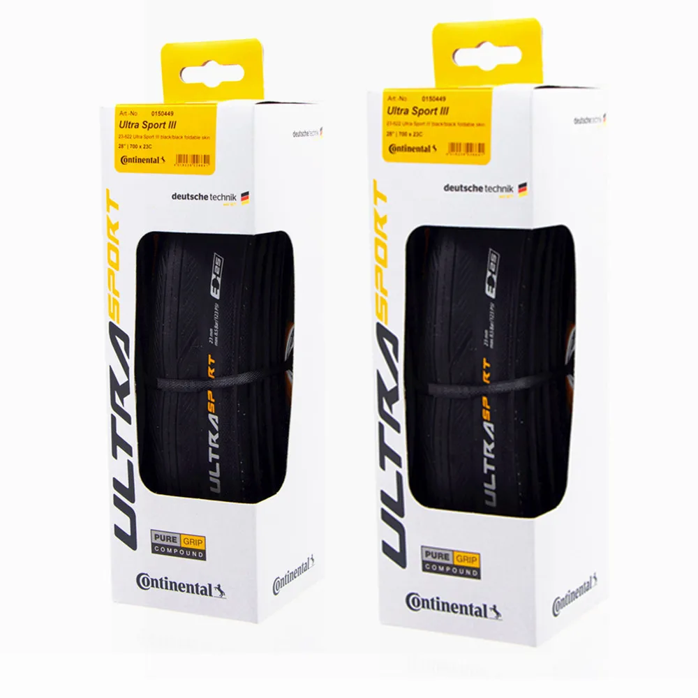 Шина для шоссейного велосипеда Continental Ultra Sport III 700x23C 700 * 25C Fold PureGrip 3 складная шина с