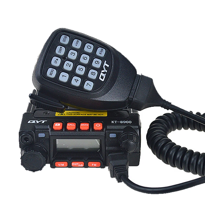 Mini Mobile Radio Dual Band QYT KT-8900 25W Walkie Talkie 136-174MHz 400-480Mhz Mobile Transceiver