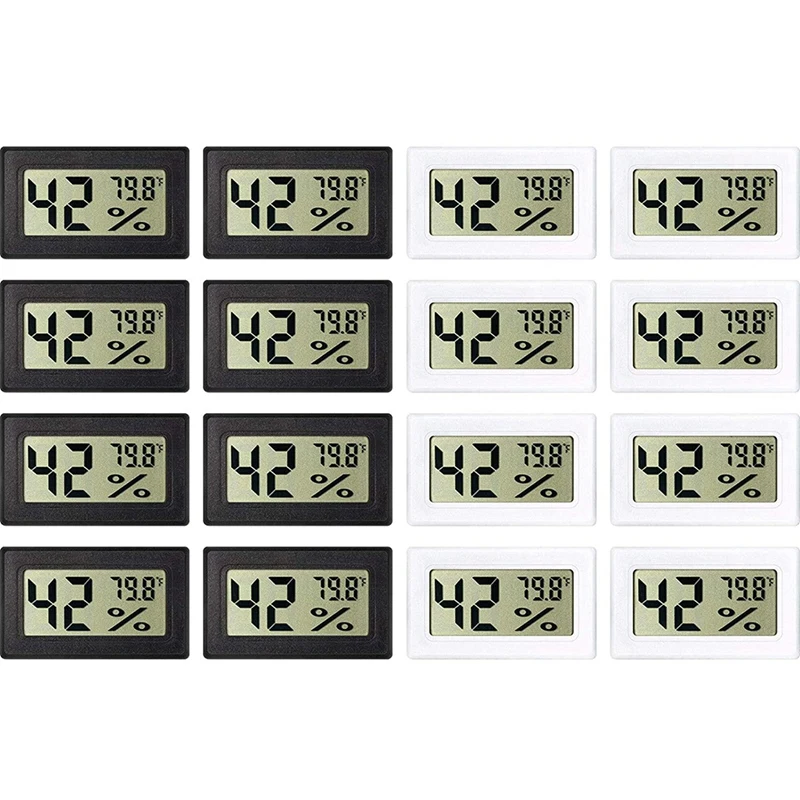 

Мини-гигрометр, термометр, цифровой измеритель влажности в помещении, электронный ЖК-дисплей, измеритель влажности, температуры (16)