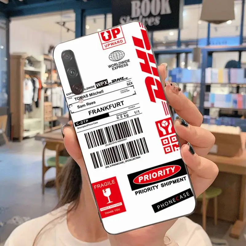 DHL Express чехол для телефона из мягкого силикона и ТПУ с этикеткой 50-го юбилейного