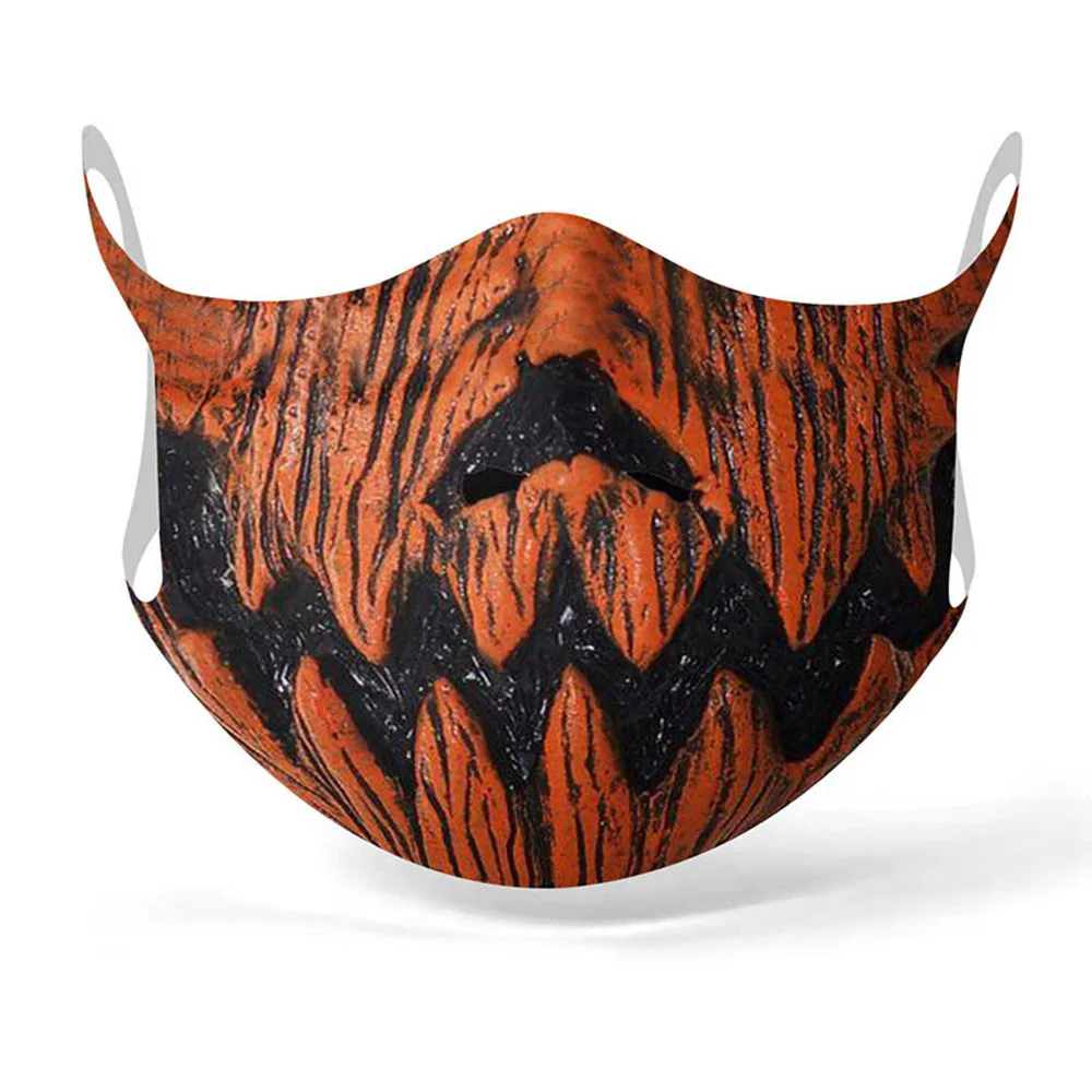 Забавные женские и мужские маски для косплея на Хэллоуин ужасная многоразовая