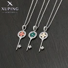 Xuping, ювелирные изделия, Новое поступление, кристаллы ключа, подвеска, ожерелье для женщин, изысканный подарок 810660140