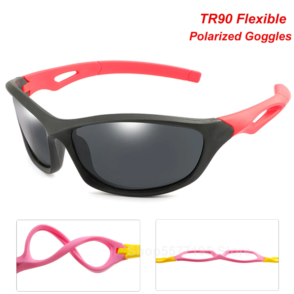 

Children UV400 Polarized Sunglasses Kids Cool Sun Glasses 100% UV400 Eyeglasses for Boy Girl With Box oculos de sol S450