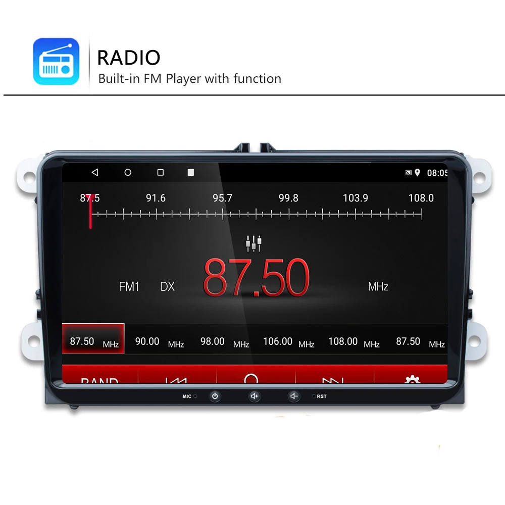 LeeKooLuu 2 Din Android Автомагнитола без DVD для VW/Volkswagen/Golf/Polo/Passat/b7/b6/SEAT/leon/Skoda 2Din Авторадио gps опционально