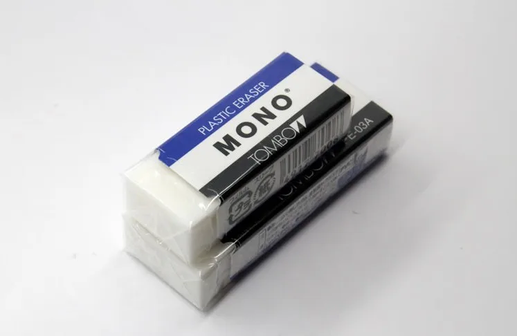 Японский стирательный карандаш TOMBOW Mono "Не стирайте следы" для офиса и школы, оптом.