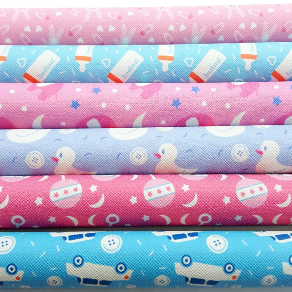 QIBU A4 листы из искусственной кожи конфеты милый ребенок печатных лук Ткань DIY волос Лук тряпичная сумка материал кожа ПУ искусственная кожа