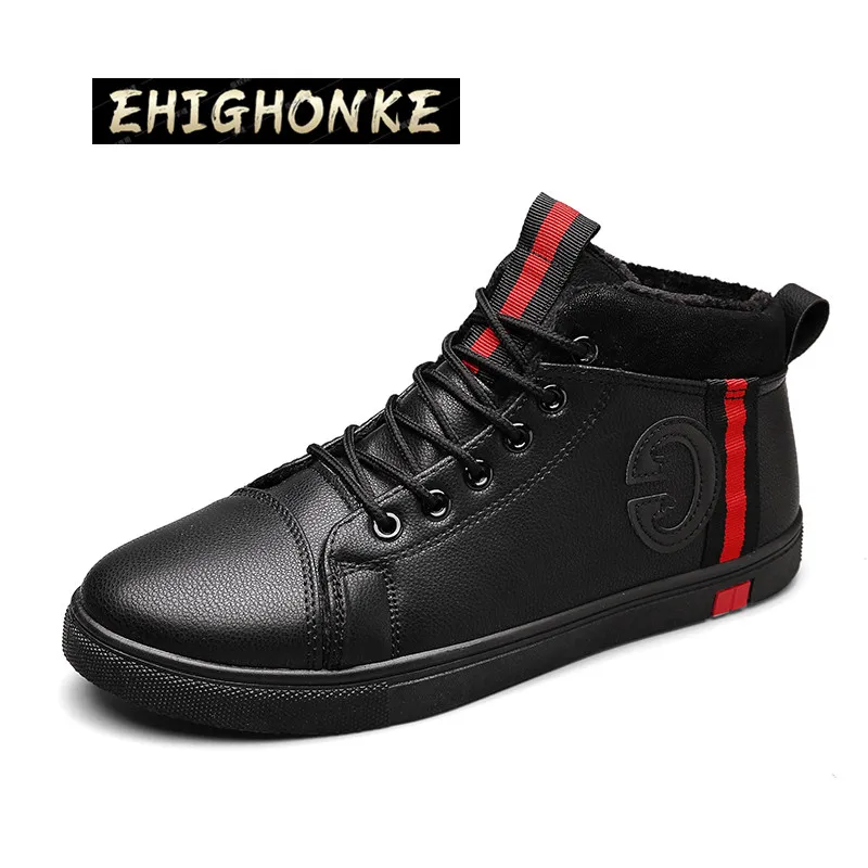 

Зимняя обувь, теплая обувь средней длины, Мужская черная нескользящая обувь, деловая женская обувь для походов, оптовая продажа, лоферы Y44 из ПУ