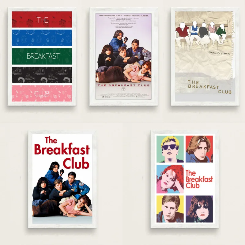 

The Breakfast Club Retro Vintage Movie Art Painting Vintage Canvas Poster Wall Home Decor