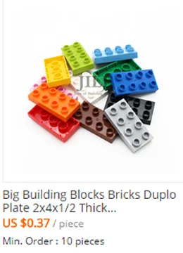 Большие строительные блоки, кирпичи, Duploed Brick 2x8 4199, крупные частицы, сделай сам, креативные, совместимые со сборками, научно-технические игрушки