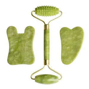 Дропшиппинг нефритовый массажный ролик Guasha доска спа скребок Камень для лица против морщин лечение тела инструменты для ухода за здоровьем