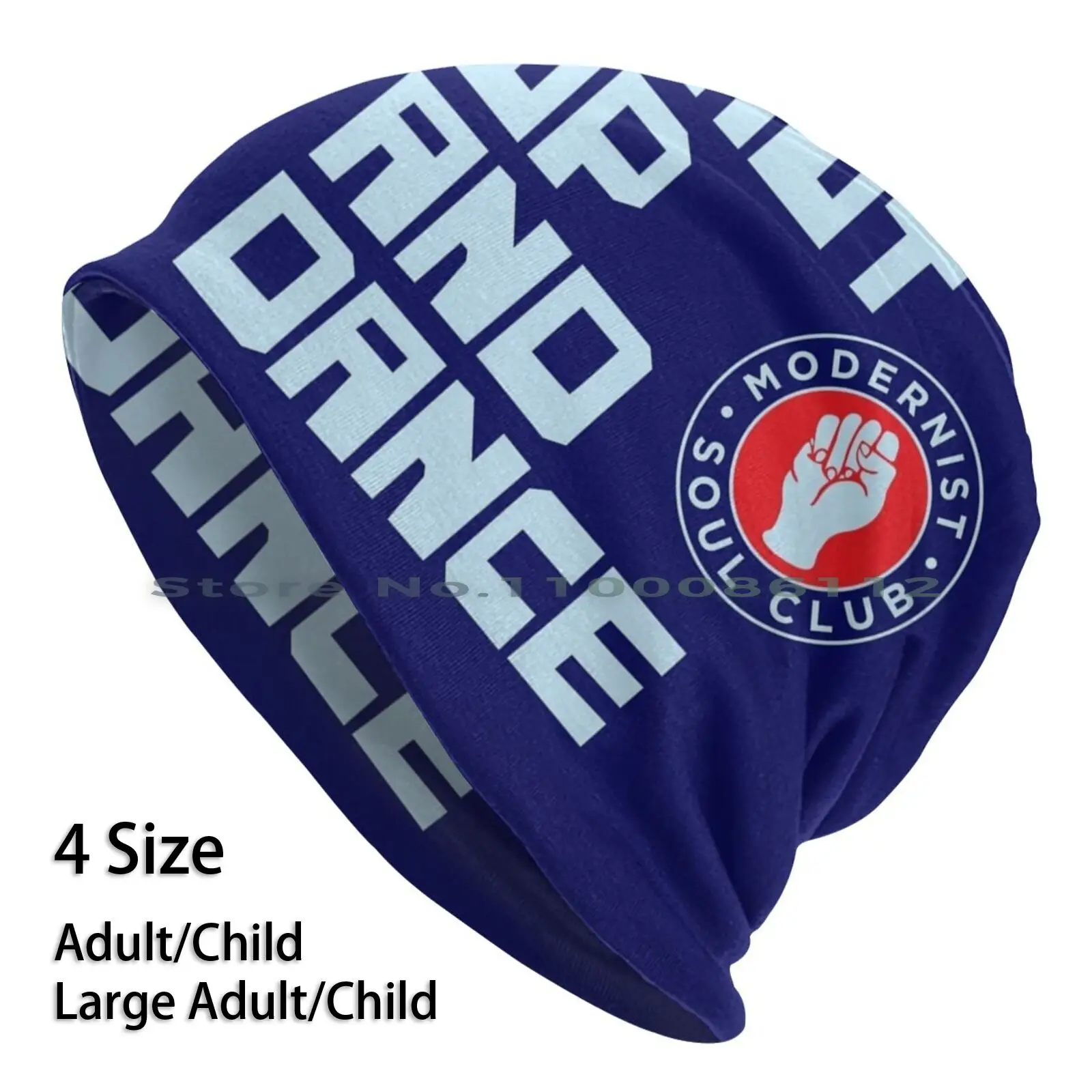 

Shut Up And Dance Beanies Knit Hat 60s Retro Mods Modernist Design Northern Soul Dancers Brimless Knitted Hat Skullcap Gift