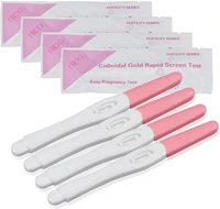 10pcs pregnancy urine test ome private early lh hcg rapid test pregnant test