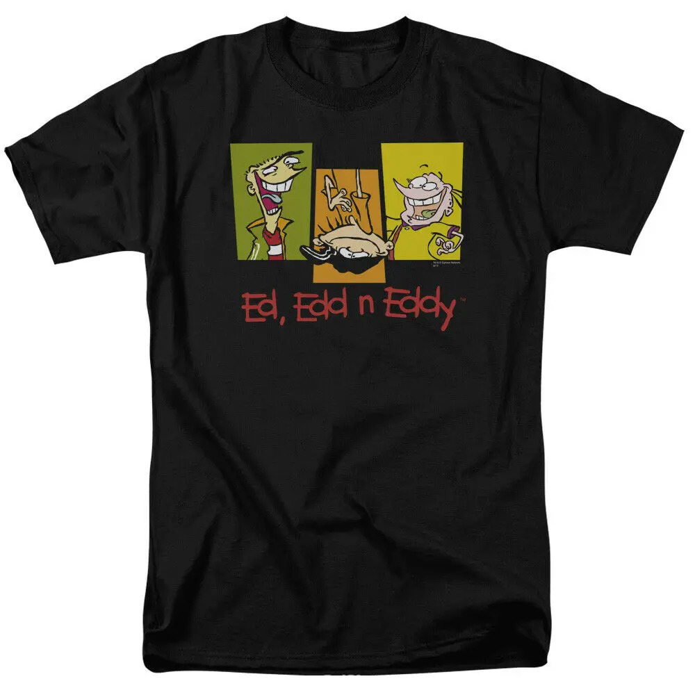 Ed Edd n Eddy 3 Eds Футболка мужская Лицензионная мультяшная черная|Мужские футболки| |