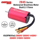 SURPASSHOBBY 2845 3,175 мм водонепроницаемый бесщеточный двигатель 5900кв 5000кв 4400кв 3800кв 3100кв 2600кв для Traxxas Trx4 HSP 112 RC Car