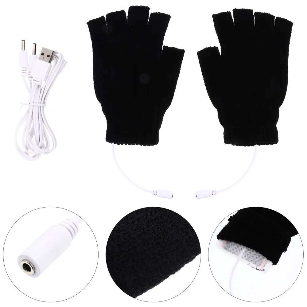 

1 Pair Wool Knit Electric Heated Thermal Laptop