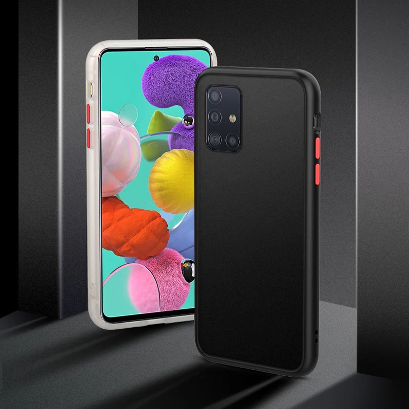 Frame Matte Case For samsung Galaxy a51 a71 a10 a30 a40 a50 a70 a30s a50s s20 Ultra s10 s8 s9 note 10 plus silicone Bumper Cover | Мобильные