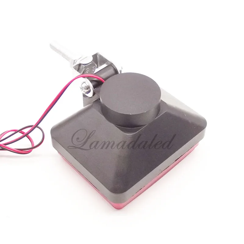 DC12V красный синий квадрат 40LED высокий яркий полицейский Мотоцикл Передние стробоскопы мигающая сигнальная лампа