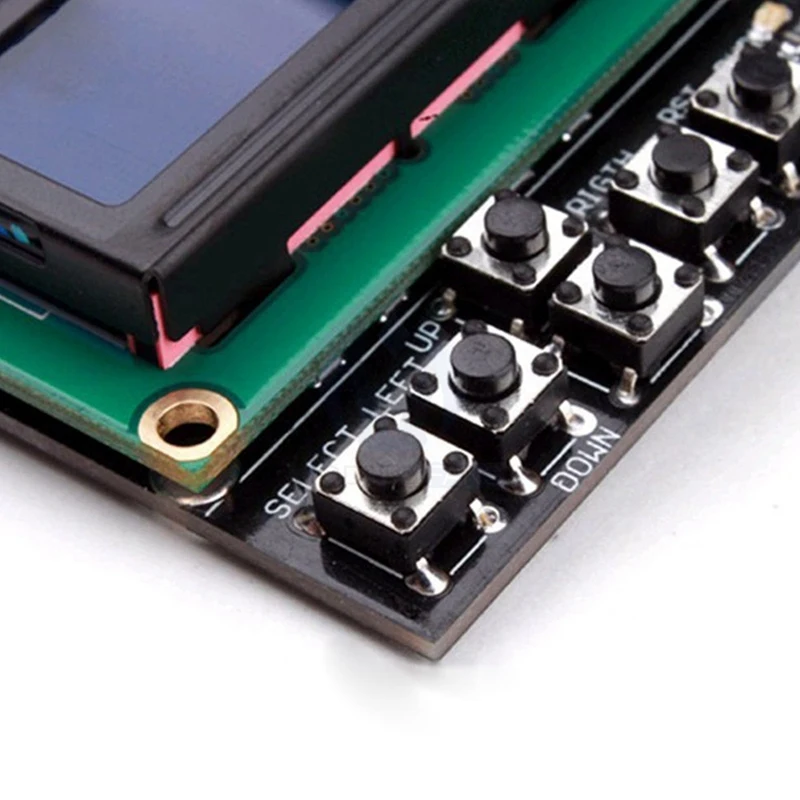 1 шт. ЖК экран с клавиатурой Lcd1602 дисплей 1602 Модуль для Arduino Atmega328 Atmega2560 Raspberry Pi Uno Blue