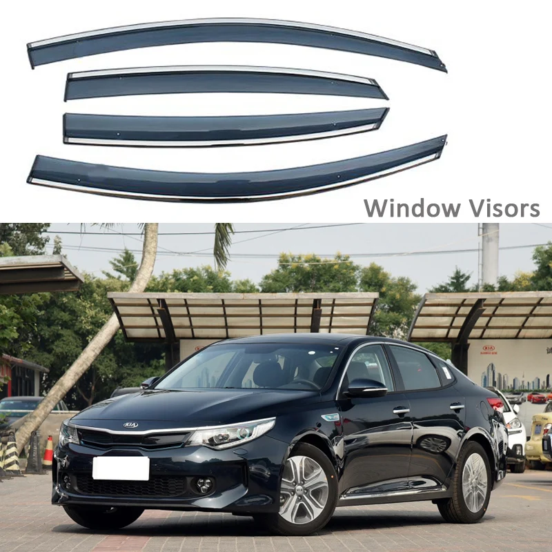 Козырек на вентиляционное отверстие для KIA K5 Optima 2016 2017 2018 2019 4 шт./компл. |