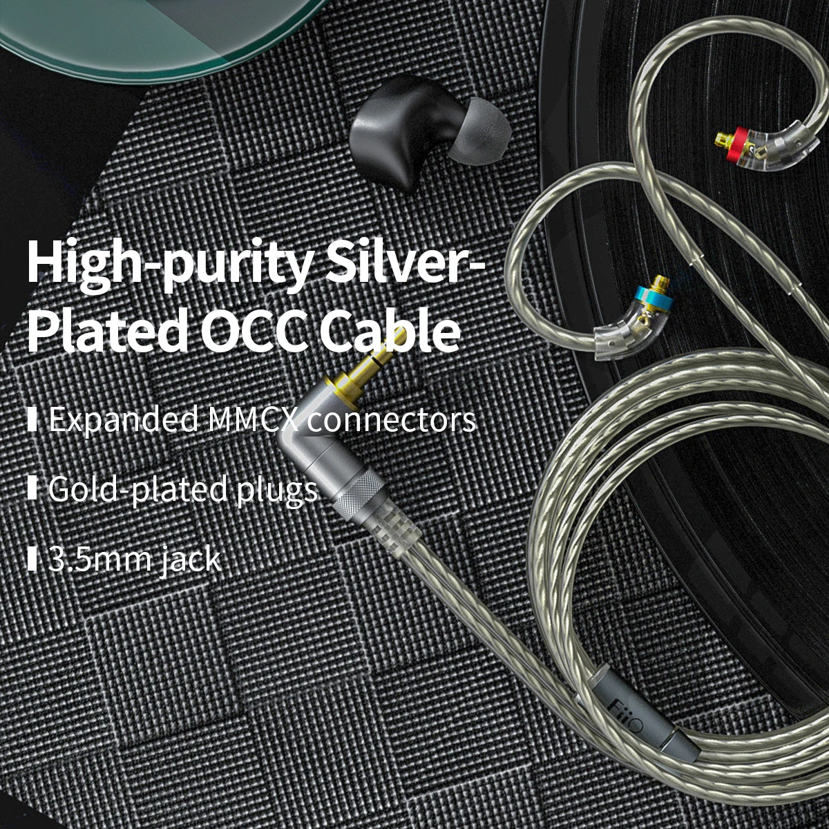 Cena FiiO FH3 2BA + 1DD Knowles Beryl-plated Dynamiczny Hybrydowy Sterownik Słuchawki Douszne IEM S.TURBO Akustyczna Konstrukcja Etui Ze Stopu MMCX