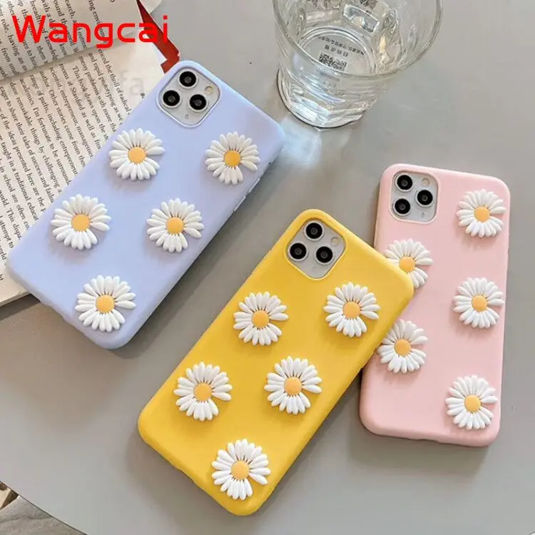 Мягкая задняя крышка из ТПУ с настоящими цветами для P40 Lite P30 P20 P10 Pro Plus Nova 7i 4e 3e