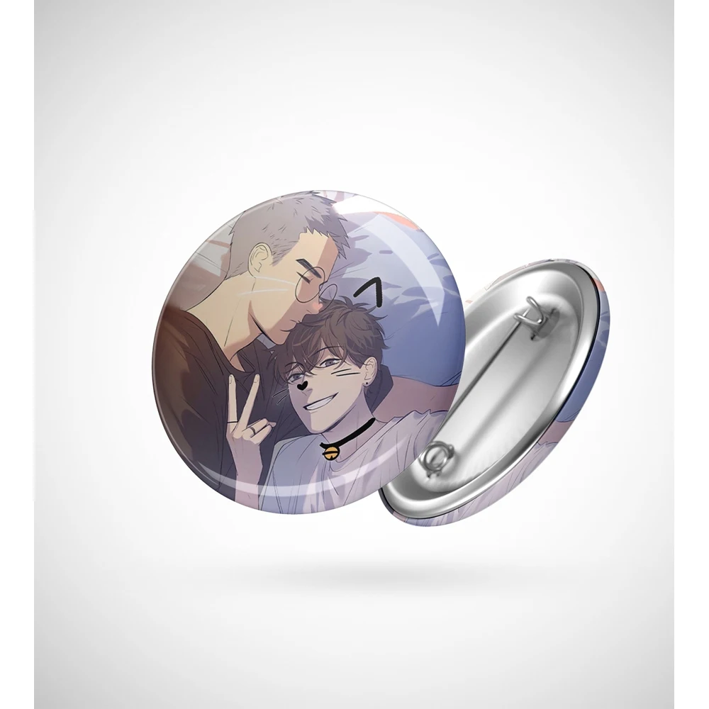 Значки &quot Ты здесь You're here Here U Are ( манга маньхуа яой персонажи Юй Ян Ли Хуань)&quot |