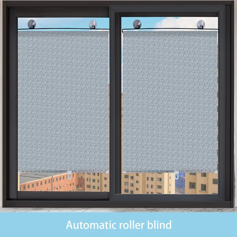 

Window Curtains Blackout For Living Room Bedroom Car Kitchen Office Curtain Suction Cup Sun Protection Awning Roller Blinds