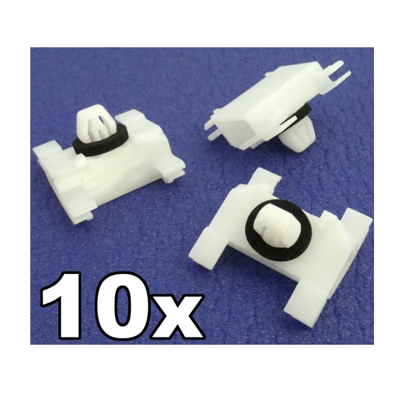 

10x для Land Rover L322 Range Rover молдинг дверей и боковая полоса пластиковые зажимы для отделки