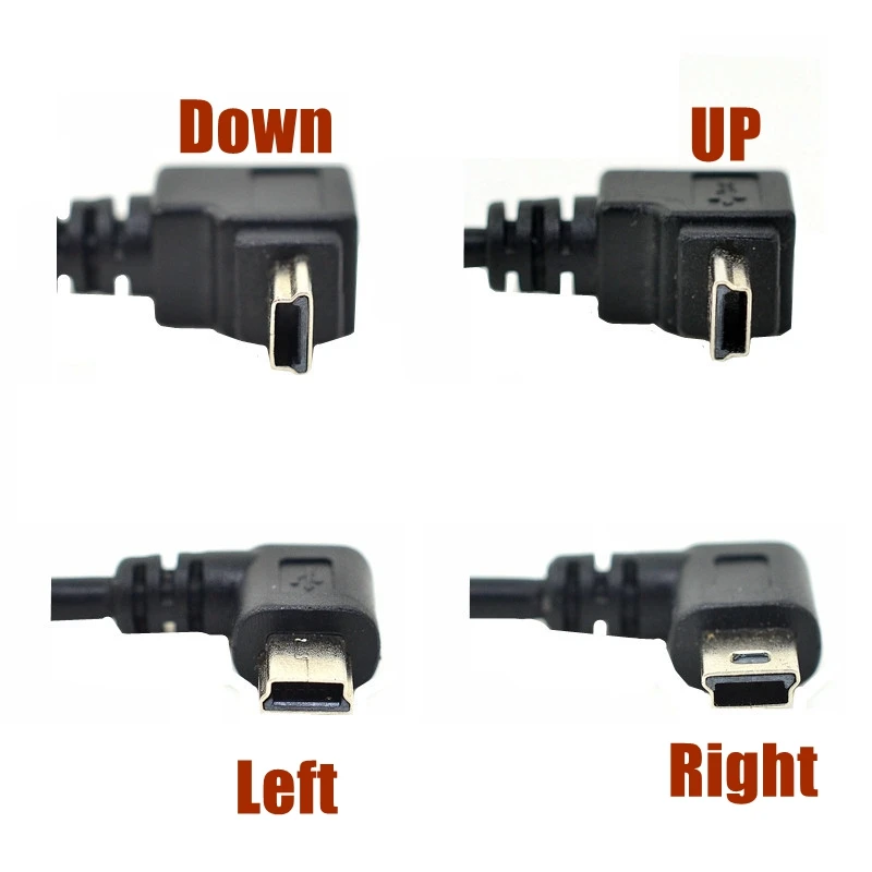 Мини USB B 5-контактный штекер для женщин Jack удлинитель адаптер данных кабель шнур 25