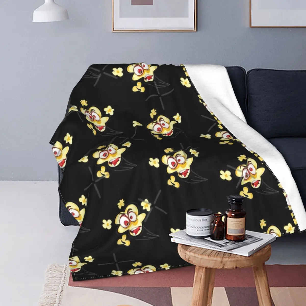 

Got The Popcorn Ready-Manta a cuadros para cama, manta de muselina para sofá, colcha de Picnic, 28 unidades
