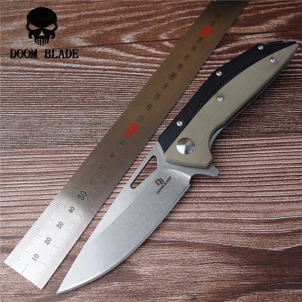 200 мм 100% D2 лезвие шарикоподшипник ножи тактический складной нож Кемпинг Охота