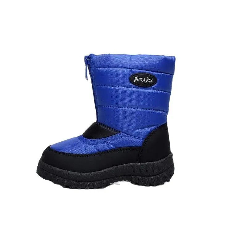 

Children Shoes Male Baby Snow Boots With Wool Tthermal Slip-resistant Waterproof Boy Boots Fashion Kids Shoe In Winter