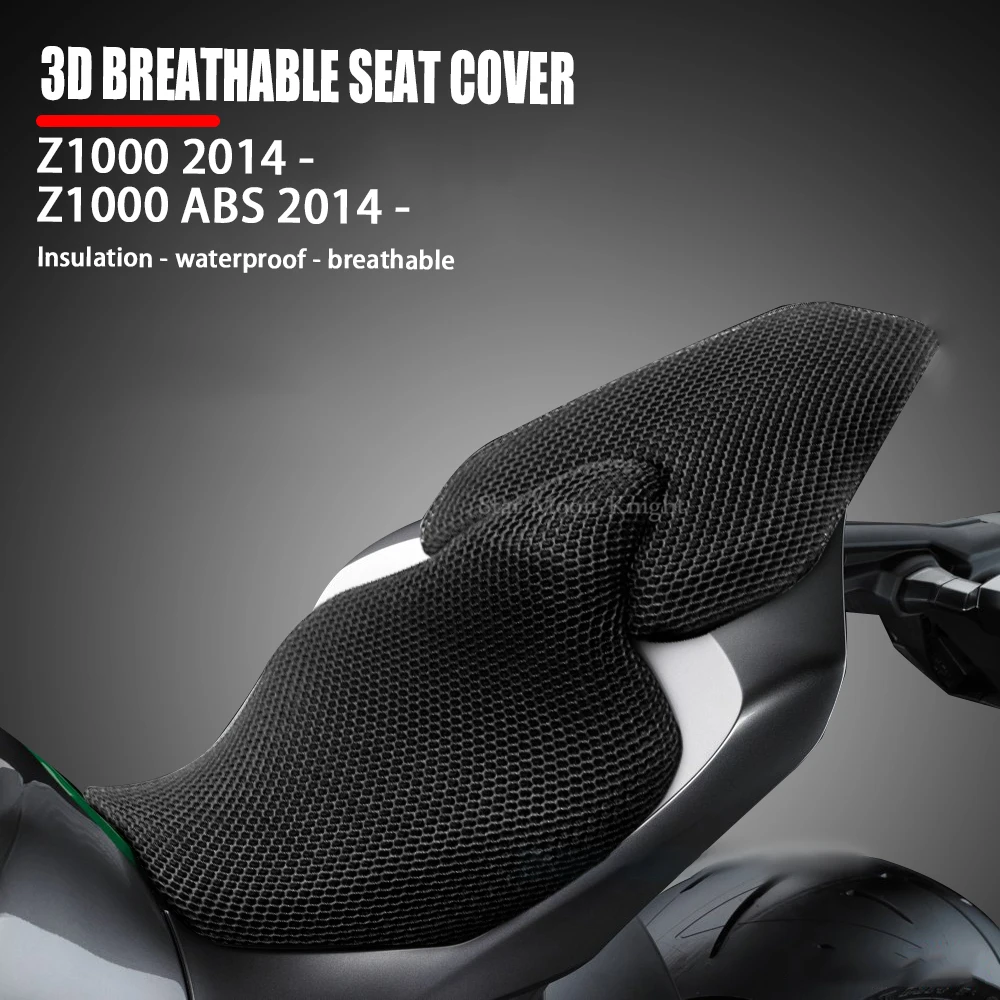 Motorcycle Accessories Protecting Cushion Seat Cover Fit For Kawasaki Z1000 Z 1000 ABS 2014 - Nylon Fabric Saddle Seat Cover