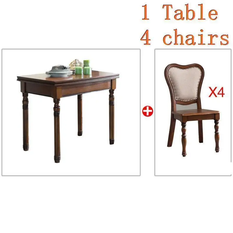 Eettafel Redonda Esstisch Yemek Masasi Escrivaninha Tavolo Dinning Juego De Set Ретро деревянный комедор Меса стол бюро обеденный стол