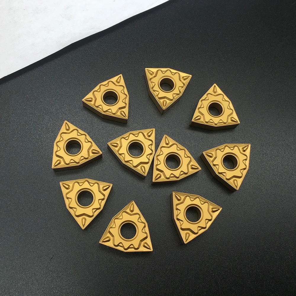 

10PCS WNMG080404 HQ FT4025 Machining Steel Parts Carbide Inserts Lathe Cutter External Turning Tool Carbide Insert Turning Tool