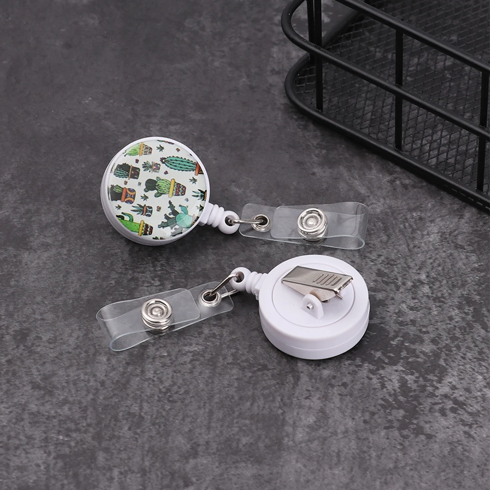 Выдвижной Значок медсестры зажим с цветком ананасом и КАКТУСОМ|Бейджи