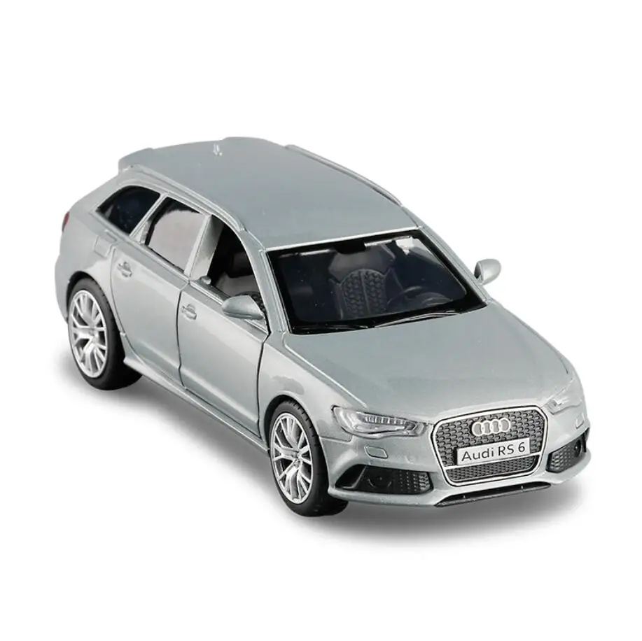 Литой металлический автомобиль Audi RS6 Wagon в масштабе 1:36 роскошная модель
